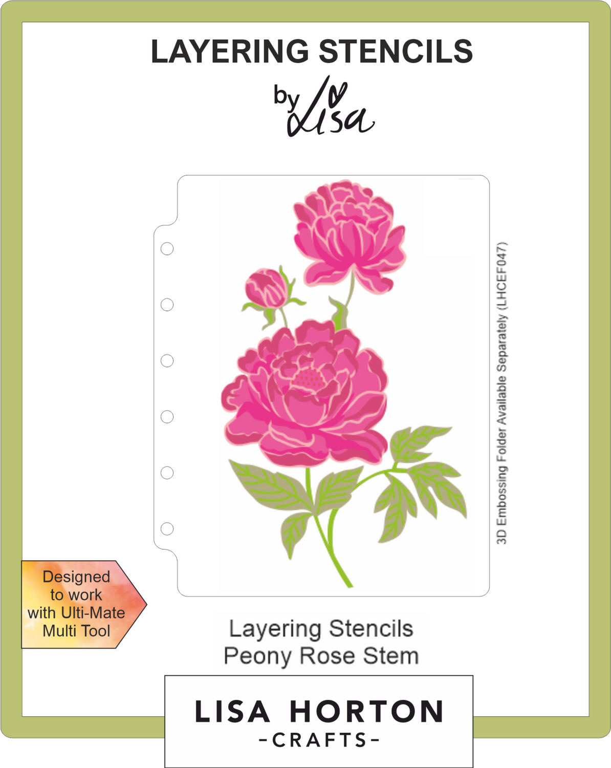 Peony Rose Stem 6