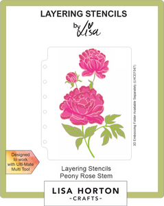 Peony Rose Stem 6