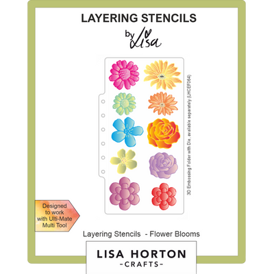 Flower Blooms DL Layering Stencils