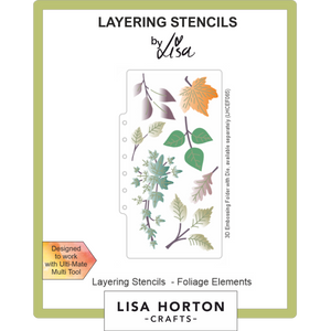 Foliage Elements DL Layering Stencils