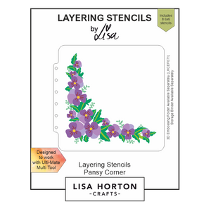 Lisa Horton Crafts Pansy Corner 6