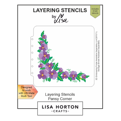 Lisa Horton Crafts Pansy Corner 6
