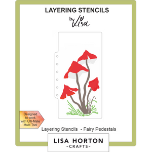 Fairy Pedestals DL Layering Stencils