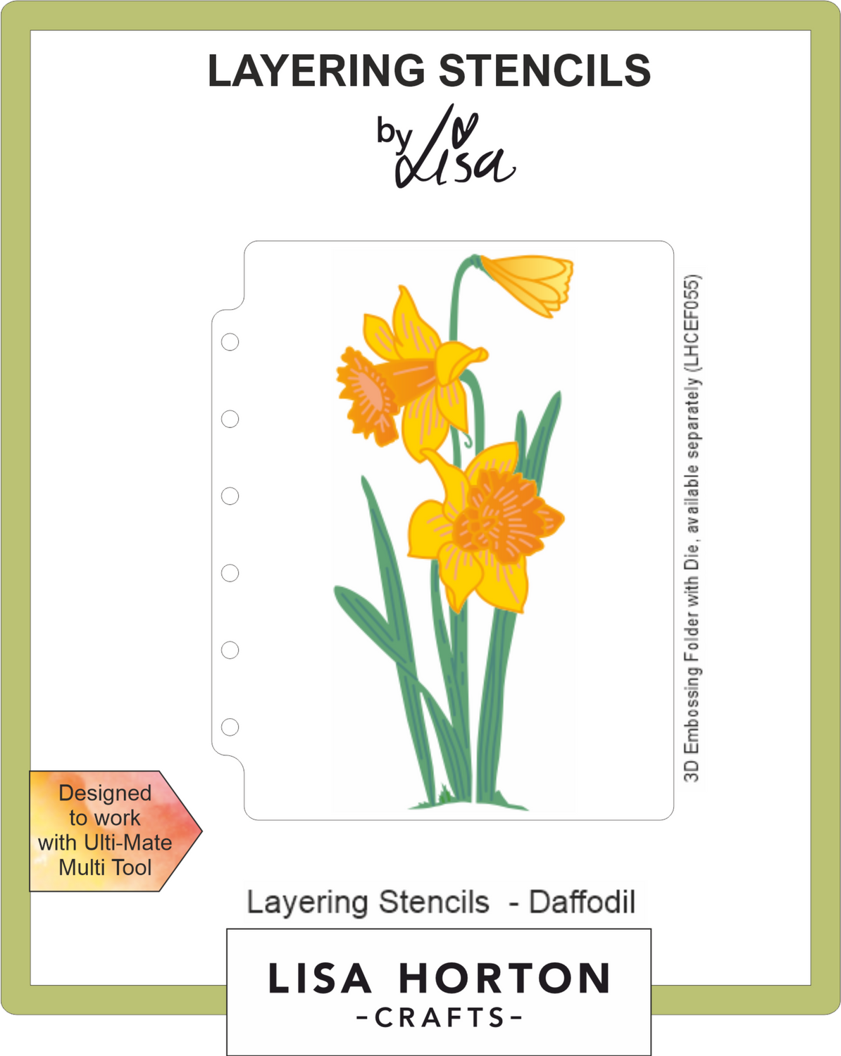 Daffodil DL Layering Stencils