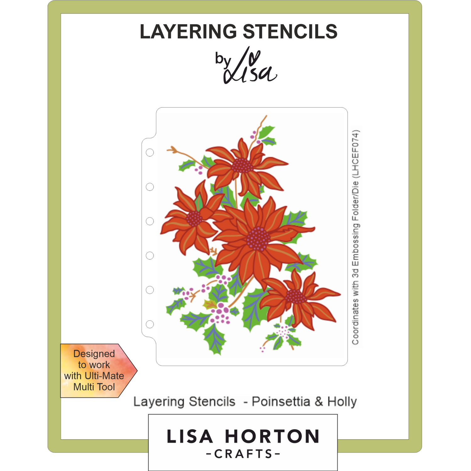 Poinsettia & Holly 5