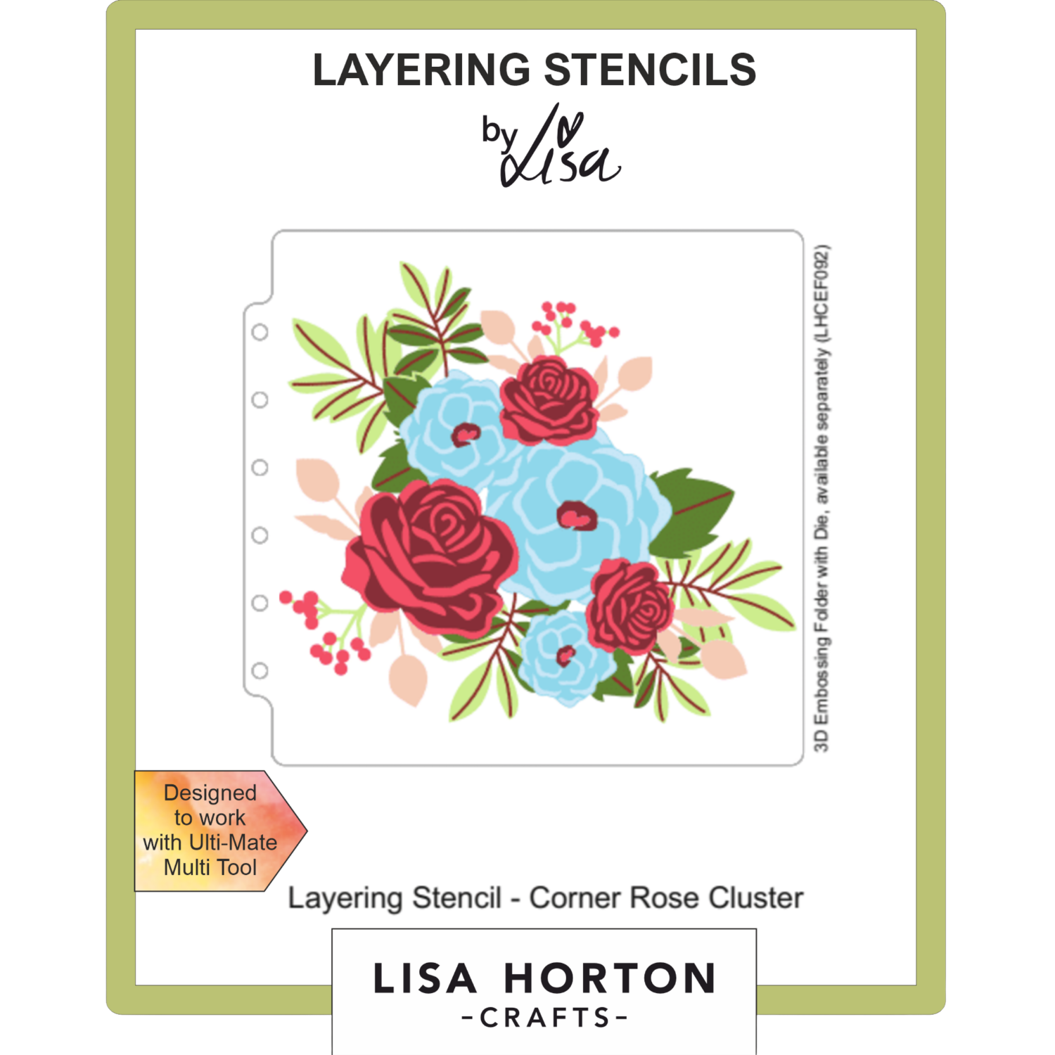 Corner Rose Cluster 6