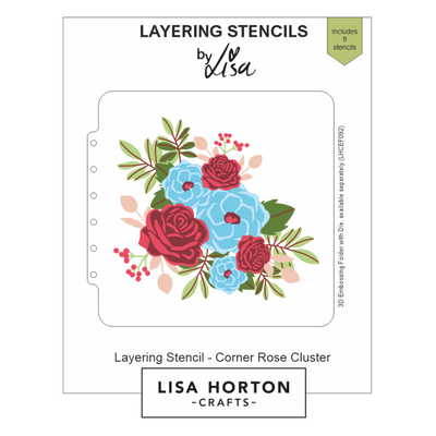 Lisa Horton Crafts Corner Rose Cluster 6