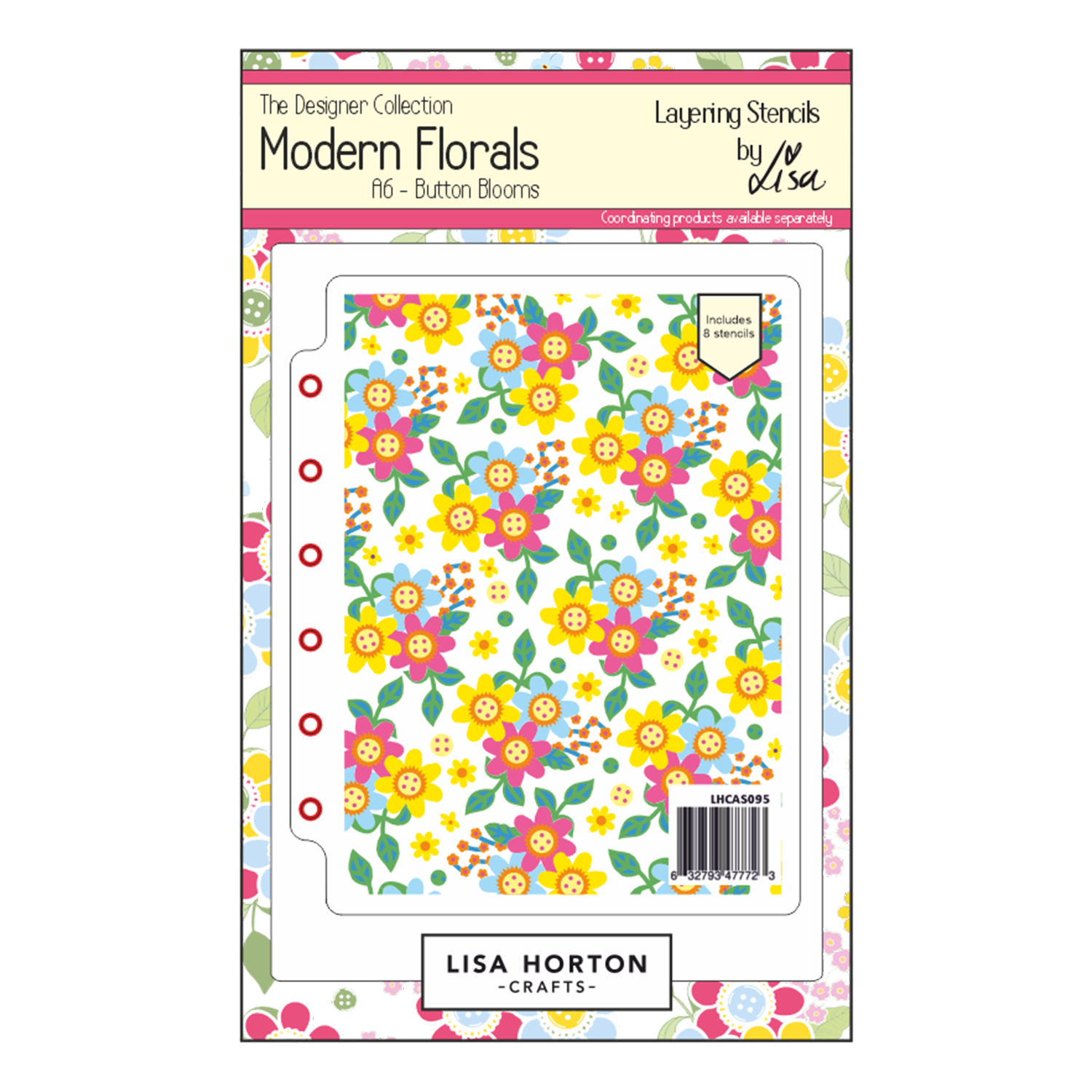 Lisa Horton Crafts Modern Florals Button Blooms