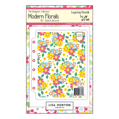 Lisa Horton Crafts Modern Florals Button Blooms
