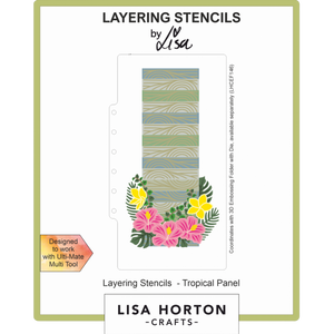 Tropical Panel DL Layering Stencils