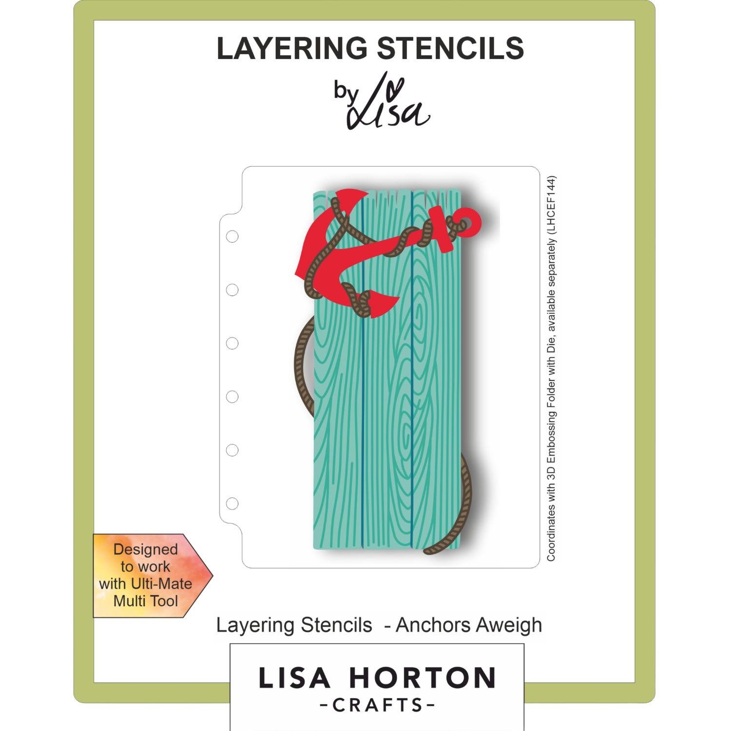 Anchors Aweigh DL Layering Stencil