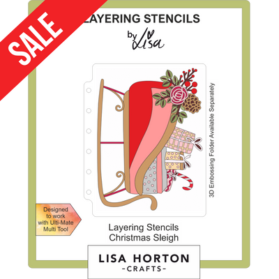 Christmas Sleigh Layering Stencils