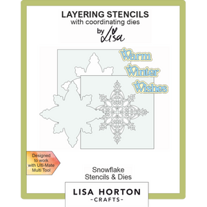 Snowflake Layering Stencils and Dies
