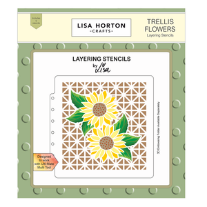 Lisa Horton Crafts Trellis Flowers 6
