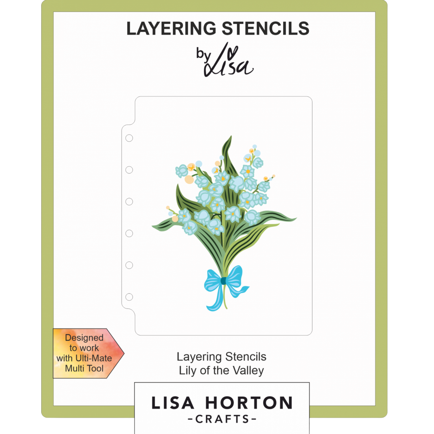 Lily of the Valley A6 Layering Stencil