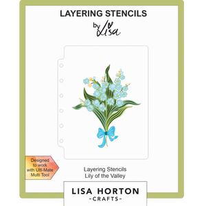 Lily of the Valley A6 Layering Stencil