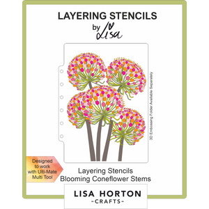 Blooming Coneflower Stems 5