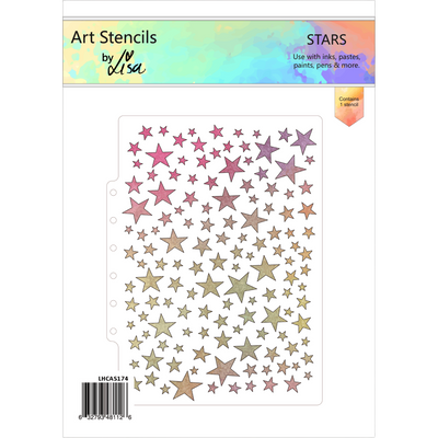 Stars A5 Stencil