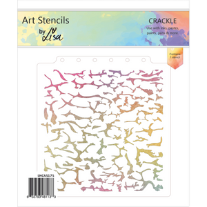 Crackle A5 Stencil