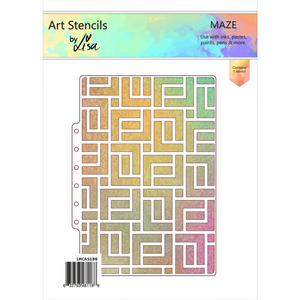 Maze A5 Stencil