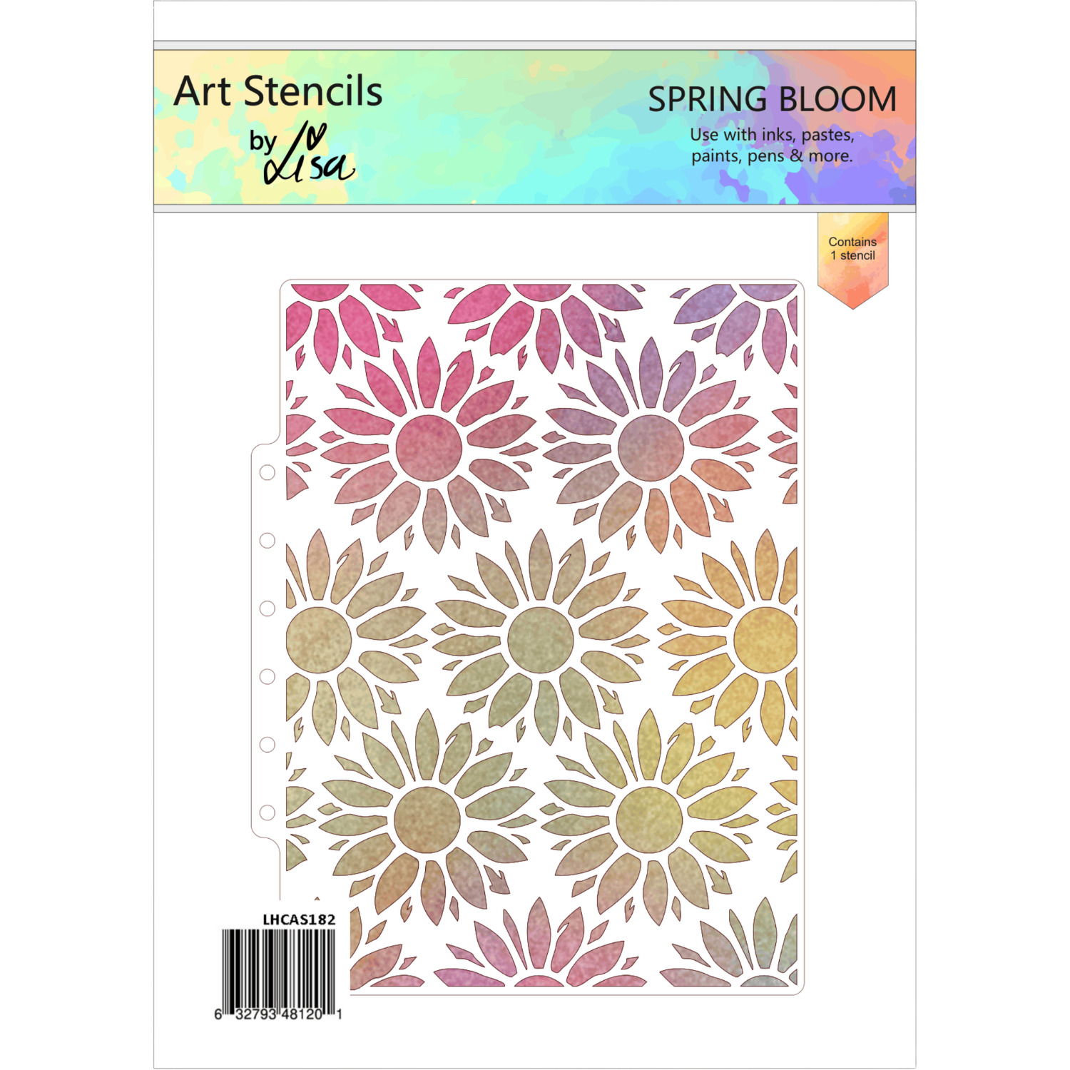 Spring Bloom A5 Stencil