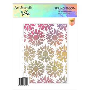 Spring Bloom A5 Stencil