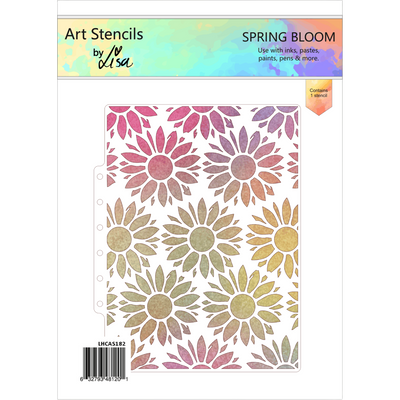 Spring Bloom A5 Stencil