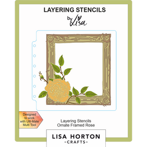 Ornate Framed Rose 6
