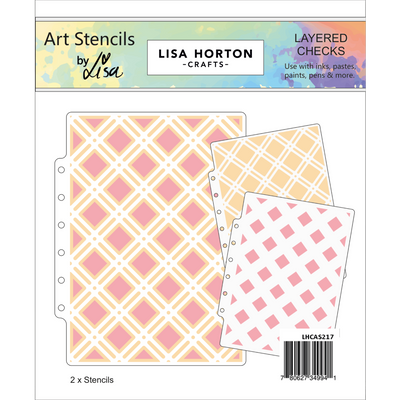 Layered Checks Layering Stencils