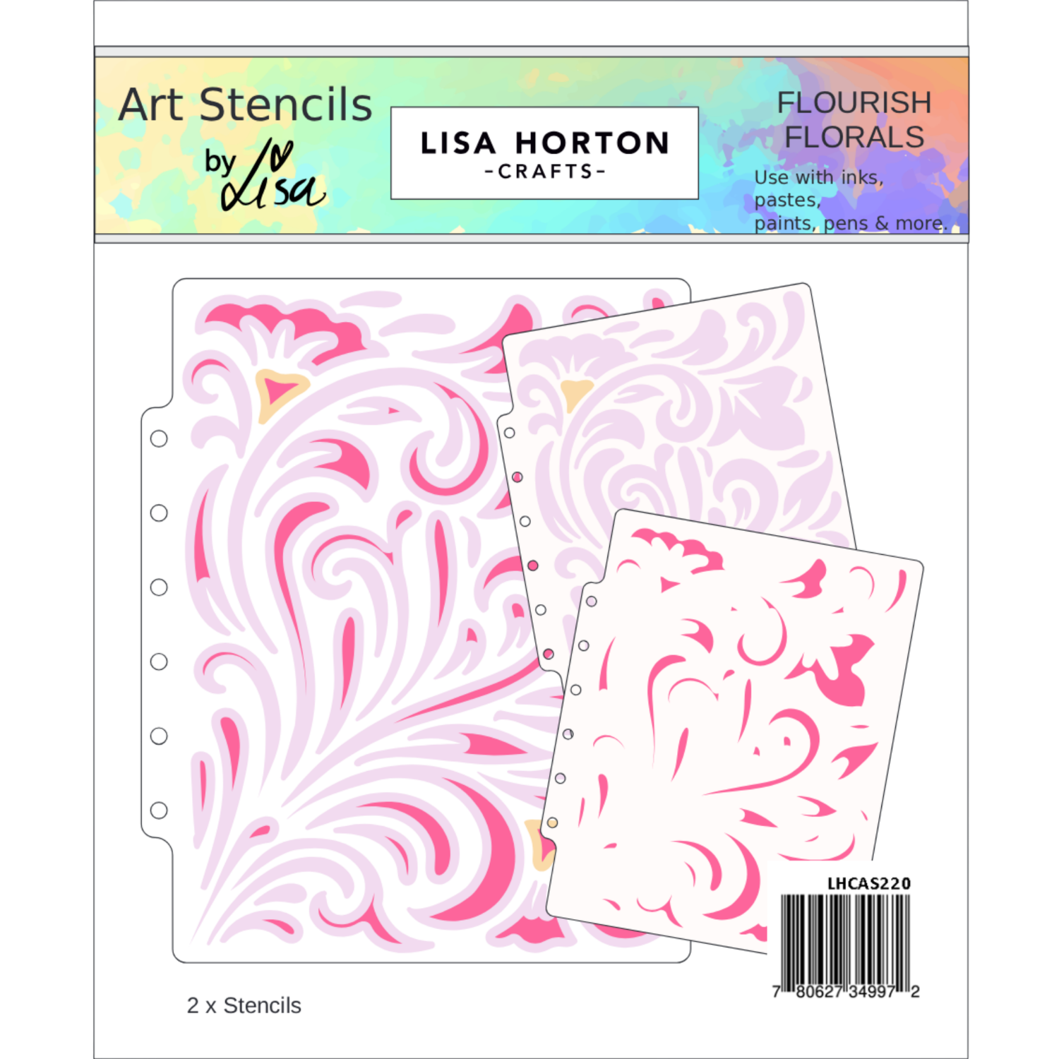 Flourish Florals Stencil