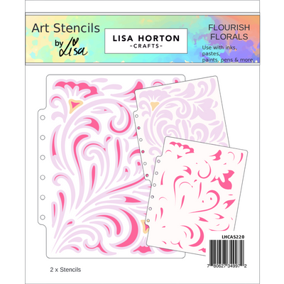 Flourish Florals Stencil
