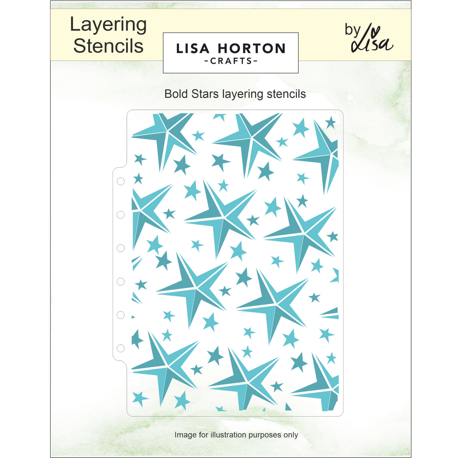 Bold Stars Layering Stencils