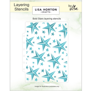 Bold Stars Layering Stencils