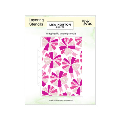Lisa Horton Crafts Wrapping Up Layering Stencils