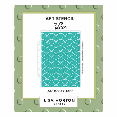 Lisa Horton Crafts Scalloped Circles 5