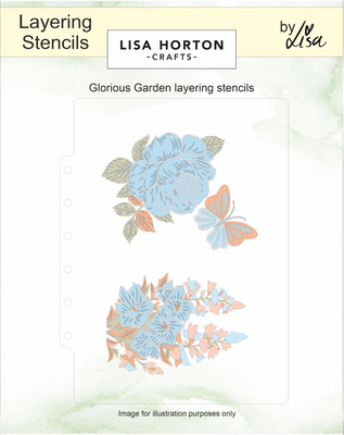 Glorious Garden Layering Stencils with BONUS Dies