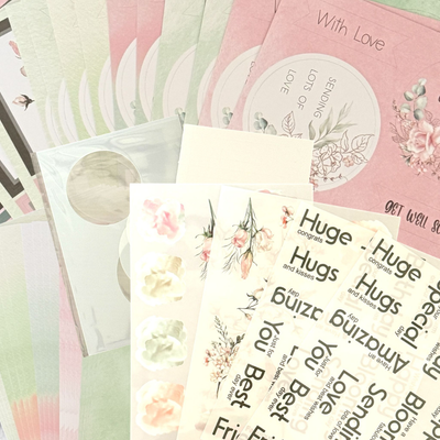 Lisa Horton Crafts Creative Kit - Volume 1 (Inc Die Cuts, Papers, Rub-ons, Stencils and Foam Pads)