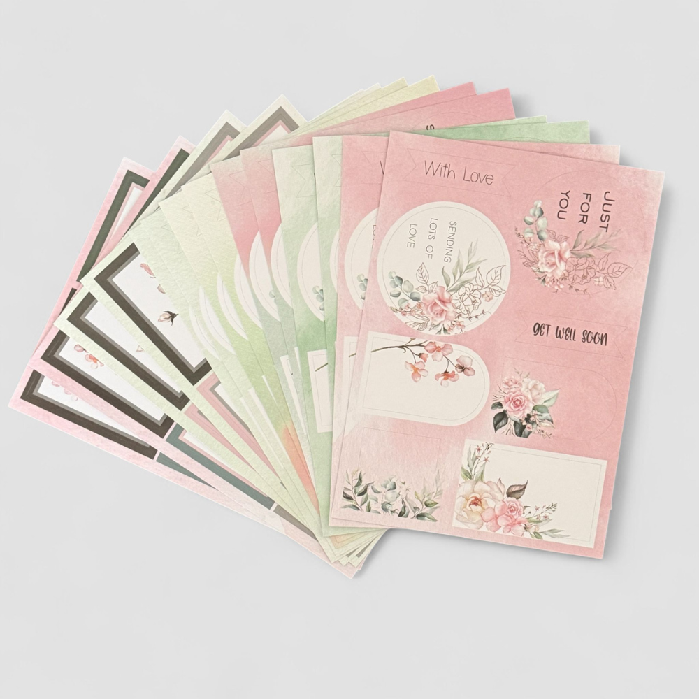 Lisa Horton Crafts Creative Kit - Volume 1 (Inc Die Cuts, Papers, Rub-ons, Stencils and Foam Pads)