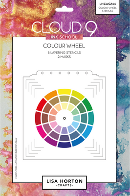 Cloud 9 Ink School Colour Wheel Layering Stencils