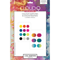 Cloud 9 Ink School Colour Swatches and Blends Layering Stencils