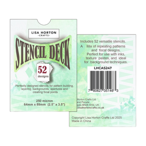 The Stencil Deck - Volume 1 - 52 Individual Stencils