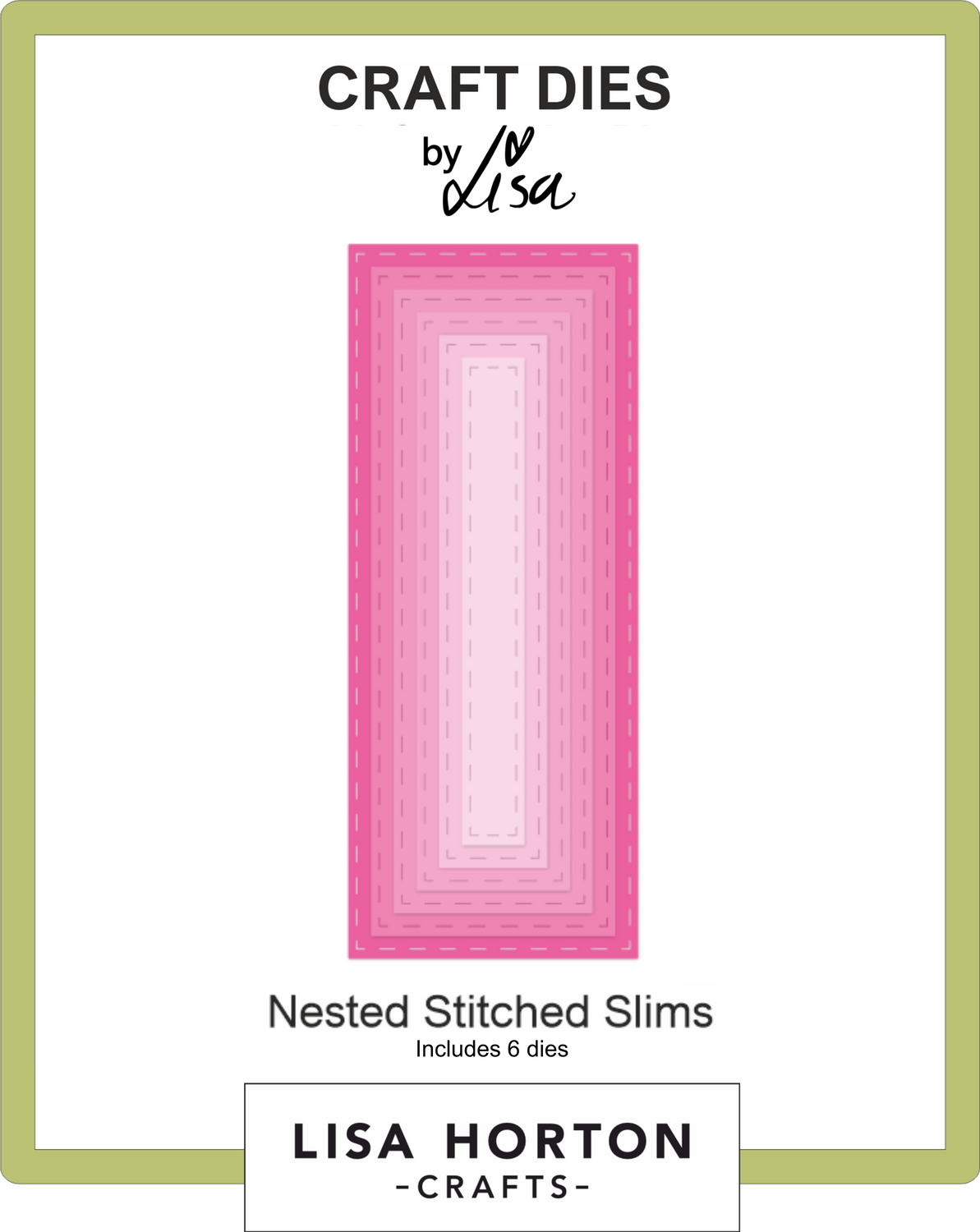 Nested Stitched Slims Die Set