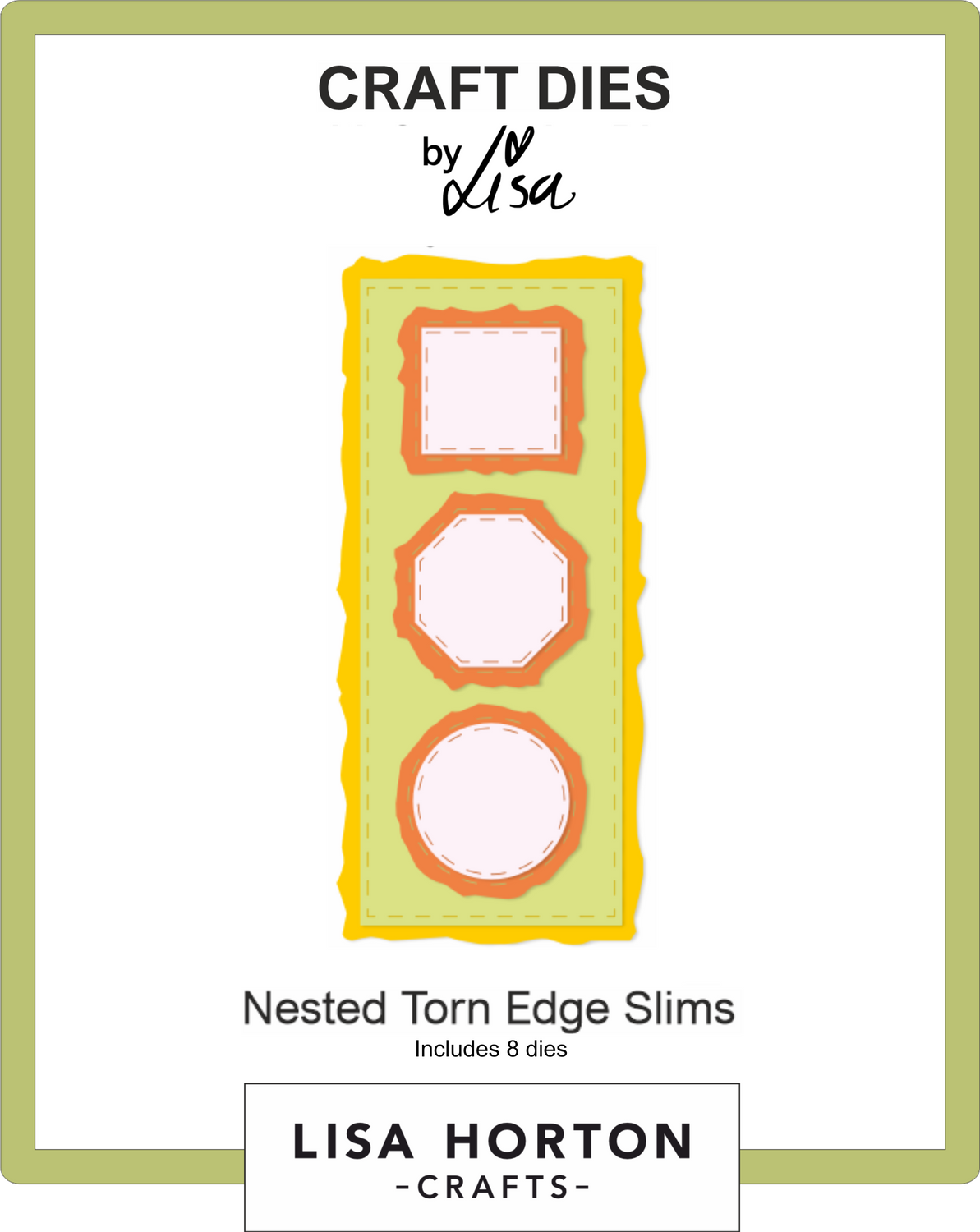 Nested Torn Edge Slims Die Set