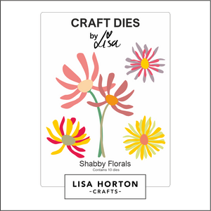 Lisa Horton Crafts Shabby Florals Die Set