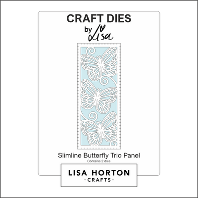 Lisa Horton Crafts Slimline Butterfly Trio Die Set