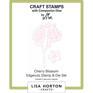 Cherry Blossom Edgecutz Stamp and Die Set