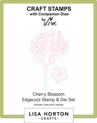 Cherry Blossom Edgecutz Stamp and Die Set