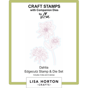 Dahlia Edgecutz Stamp and Die Set