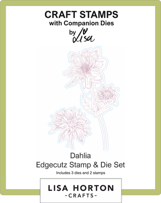 Dahlia Edgecutz Stamp and Die Set