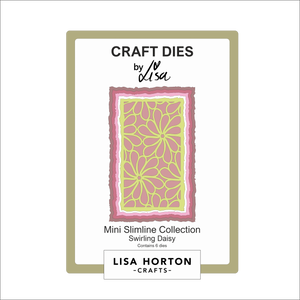 Lisa Horton Crafts Swirling Daisy Mini Slimline Die